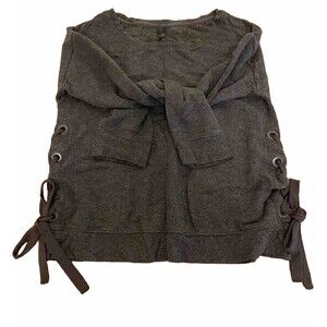 90 Degree Reflex Sweatet Womens  Extra Small Dark Grey Double  Side Lace Up